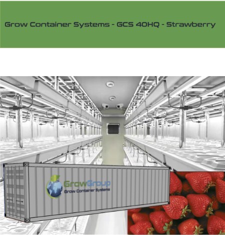 Grow Container Systems 40HQ Strawberry — Kexim India